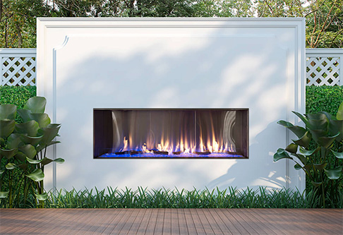  Flare Fireplaces modern outdoor fireplaces